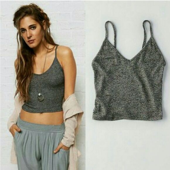 American Eagle Outfitters Tops - ✨AE Ribbed Knit Crop Top✨